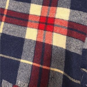 Red and Blue Plaid Blanket Cozy Bedding